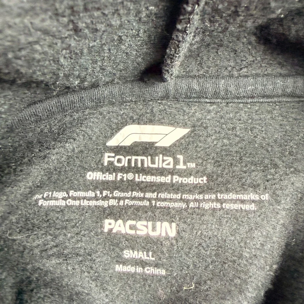Formula 1 F1 Black Hoodie Sweatshirt Official Licensed Mens Small Graphic Print - Picture 6 of 9